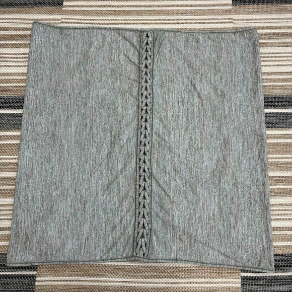Lululemon Women's Vinyasa Braided Scarf Button Snap Versatile Green One‎ Size - Picture 1 of 6